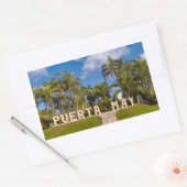 プー鮮やかエルタマヤ 長方形シール (封筒)