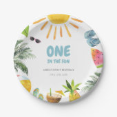 プー鮮やかルパーティー ペーパープレート (正面)