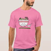 プー麺ボウルVietnamスープスプーン箸 Tシャツ (正面)