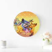 プー・キッズアクリルウォールクロック ラージ壁時計 (ホーム)