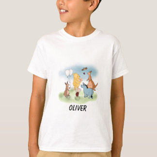 プー・キッズシャツのワイン Tシャツ