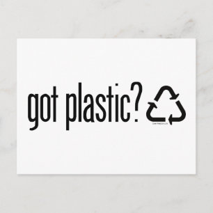 プ得ラスチック？リサイクル標識 ポストカード