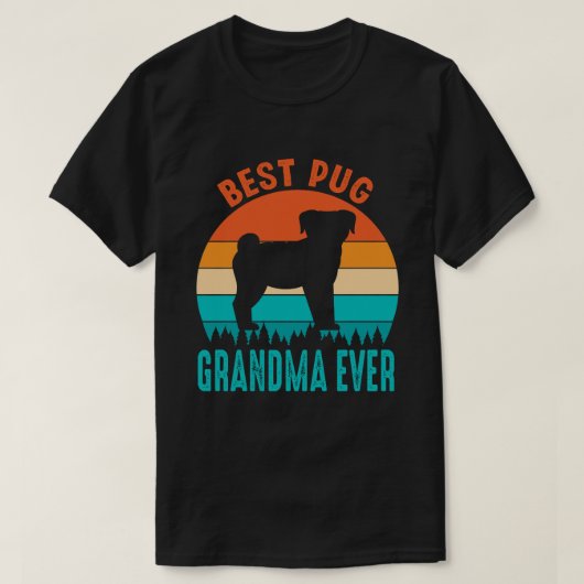 プ最高のグおばあちゃんエバーヴィンテージ Tシャツ (デザイン正面)