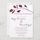 プ素朴ラム|私たちは、彼が初めて私たちを愛してくれたので愛しています 招待状 (正面)