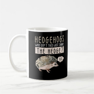 ヘおもしろいッジホッグ動物のユーモア コーヒーマグカップ