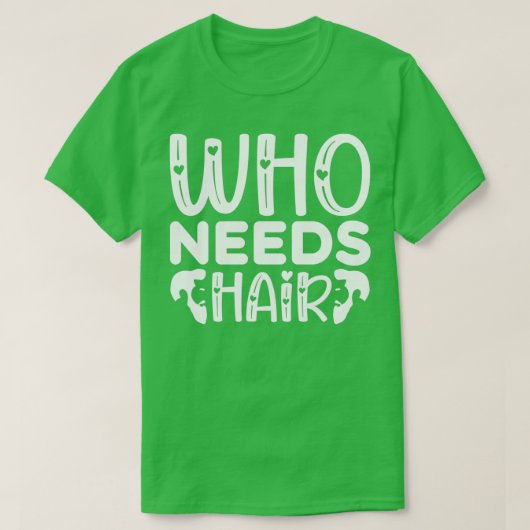 ヘアおもしろいが必要なひげギフト3 Tシャツ (デザイン正面)