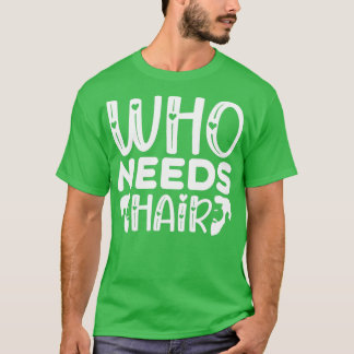ヘアおもしろいが必要なひげギフト3 Tシャツ