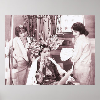 ヘアおもしろいサロン ポスター