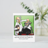 ヘアおもしろい再成長ユーモアポストカード ポストカード (スタンド正面)