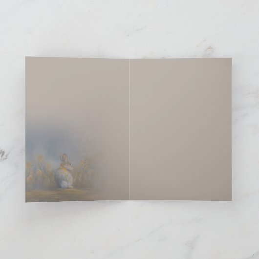 ヘアさんはどこへ行くの？ サンキューカード (内部)