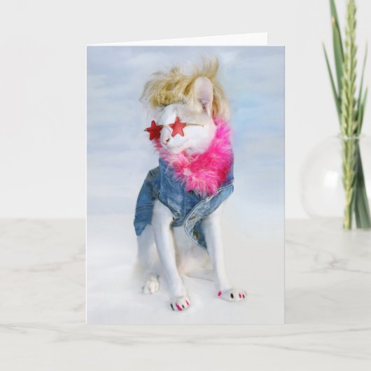 ヘアとシェードのスケッチ カード (正面)