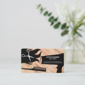 ヘアとスタイリストツール | 木の尖塔 予約カード (スタンド正面)