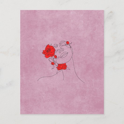 ヘアとメイク チラシ (裏面)