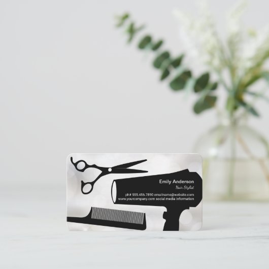 ヘアのカットツール | ウォメンズ美しい 予約カード (スタンド正面)