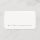 ヘアのカットツール | ウォメンズ美しい 予約カード (裏面)