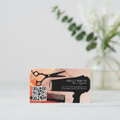 ヘアのカットツール | シザーズコームドライ吹ヤー 予約カード (スタンド正面)