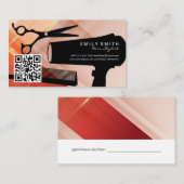 ヘアのカットツール | シザーズコームドライ吹ヤー 予約カード (正面/裏面)