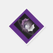 ヘアの形をした二つのドラゴンファンタジーの宇宙 スタンダードカクテルナプキン (角)