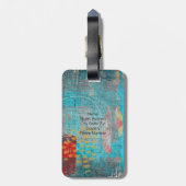 ヘアの日（カスタマイズ可能な背面） ラゲッジタグ (裏面縦)