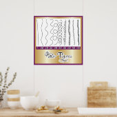 ヘアの種類1 ポスター (キッチン)