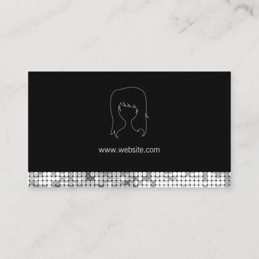 ヘアアーティスト 名刺 (裏面)