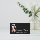 ヘアエクステンションヘアサロンバラクラウンスパークダイヤモンド 予約カード (スタンド正面)