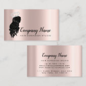 ヘアエクステンションヘアバラクラウンスパークダイヤモンド 予約カード (正面/裏面)