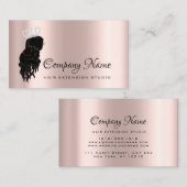 ヘアエクステンションヘアバラクラウンスパークダイヤモンド 予約カード (正面/裏面)