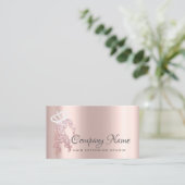 ヘアエクステンションヘアバラ金ゴールドクラウンスパークサロン 予約カード (スタンド正面)