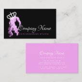 ヘアエクステンションヘアブライトピンククラウンスパークリルクス 予約カード (正面/裏面)