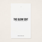 ヘアエクステンション小売ラベル (正面)