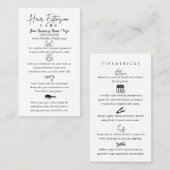 ヘアエクステンション気に 名刺 (正面/裏面)