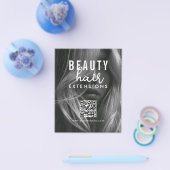 ヘアエクステンション＆ウィッグ注文フォーム ブランド写真 チラシ (シングル)