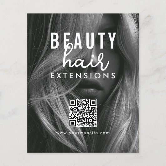 ヘアエクステンション＆ウィッグ注文フォーム ブランド写真 チラシ (正面)