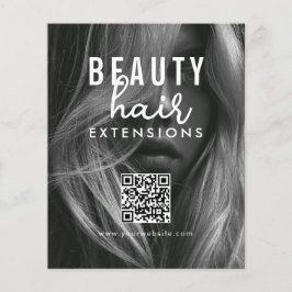 ヘアエクステンション＆ウィッグ注文フォーム ヘアブランディング写真 チラシ