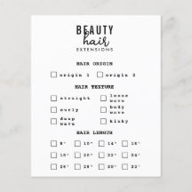 ヘアエクステンション＆ウィッグ注文フォーム ヘアブランディング