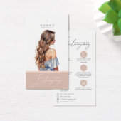 ヘアエクステンション ケア ハングタグ カード (デスク)