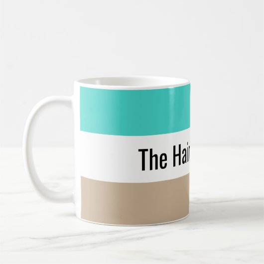 ヘアオブザドッグおもしろい引用文 コーヒーマグカップ (左)