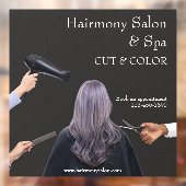 ヘアカスタマイズサロンシンプルカットカラー2 ウィンドウサイン (シート2)