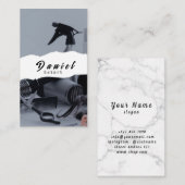 ヘアカットへのパスをスタイルスタイリッシュカード 名刺 (正面/裏面)