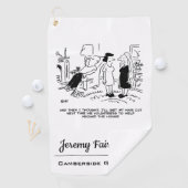 ヘアカットまたはヘアスタイリングのないロングヘアスタイル ゴルフタオル (インサイチュ)