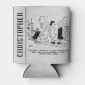 ヘアカットまたはヘアスタイリングのないロングヘアスタイル 缶クーラー (正面)