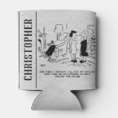 ヘアカットまたはヘアスタイリングのないロングヘアスタイル 缶クーラー (裏面)