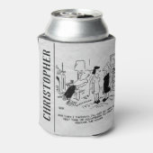 ヘアカットまたはヘアスタイリングのないロングヘアスタイル 缶クーラー (缶裏面)