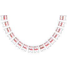 ヘアカット販売のバンティングバナー