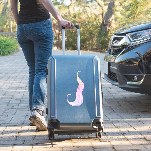 ヘアカラーリストスタイリストピンクとバイオレットヘアカール シール (スーツケースインサイチュ)