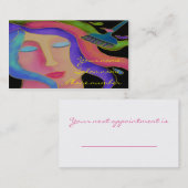 ヘアカラーリスト名刺 予約カード (正面/裏面)