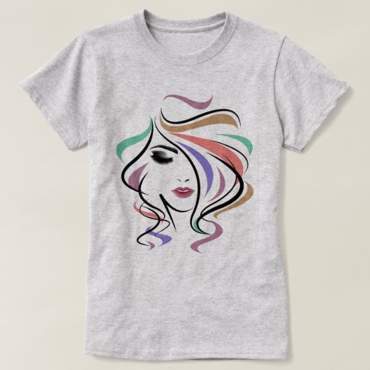 ヘアカラーTシャツ Tシャツ (デザイン正面)