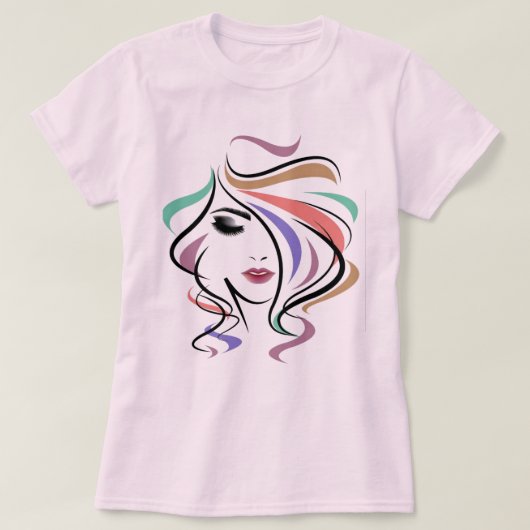 ヘアカラーTシャツ Tシャツ (デザイン正面)