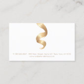 ヘアカールサロンアポイントメントアラーム 予約カード (裏面)